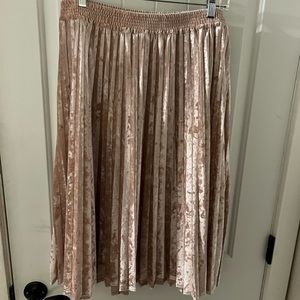 Pink Velvet skirt